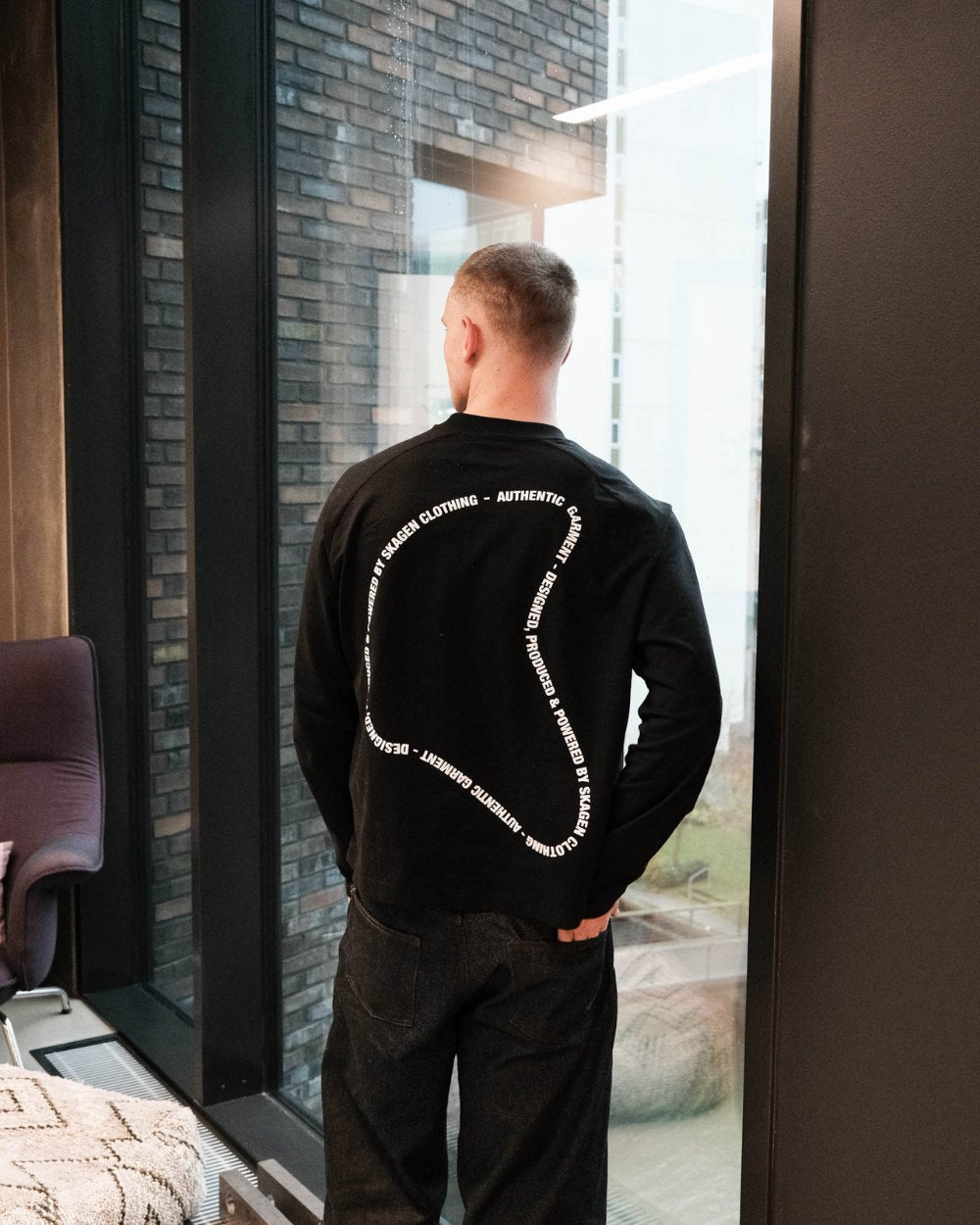 Raglan Longsleeve T-shirt Black